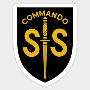 WW2 British Army No2 Commando SAS Badge Sticker